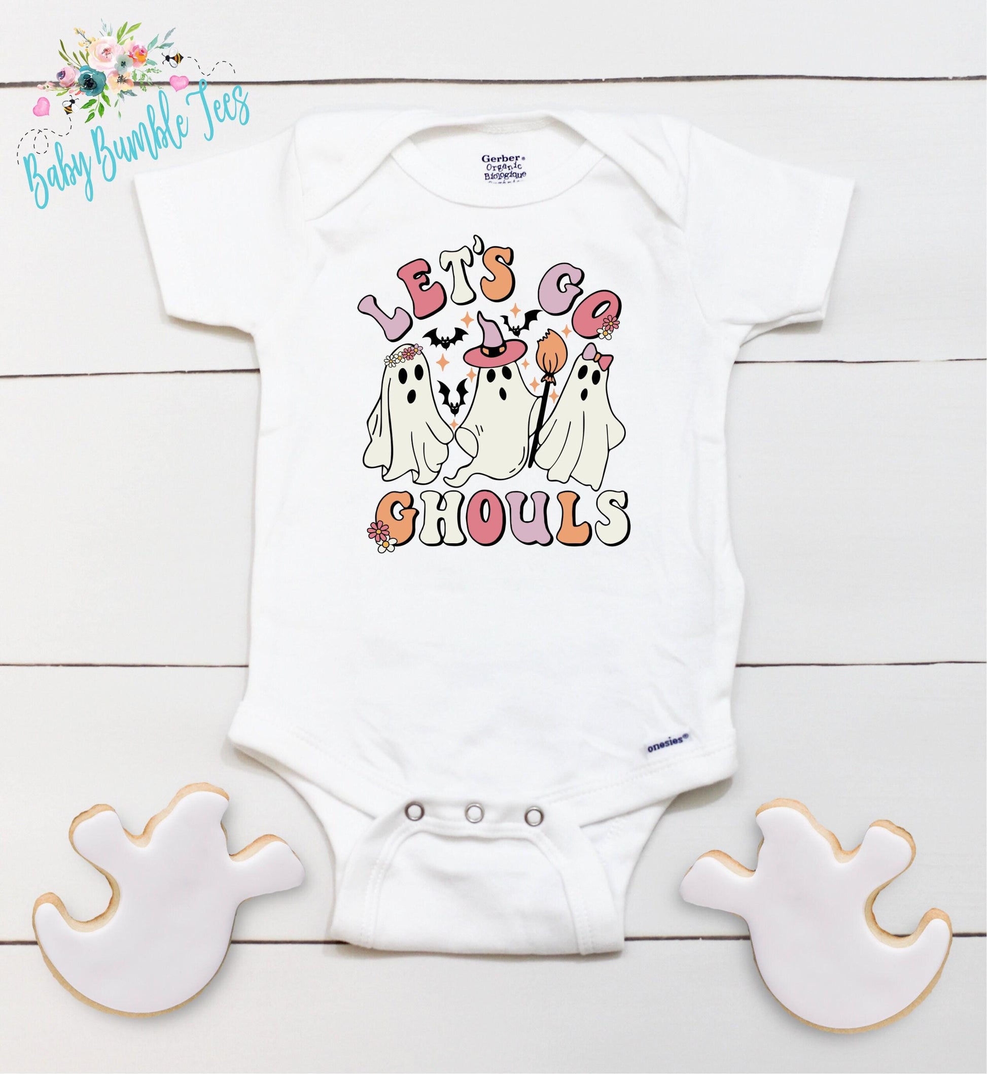 Let's go Ghouls Bodysuit // Girls Halloween // Ghost Kids Shirt // Kids Halloween Shirt // My First Halloween // Funny