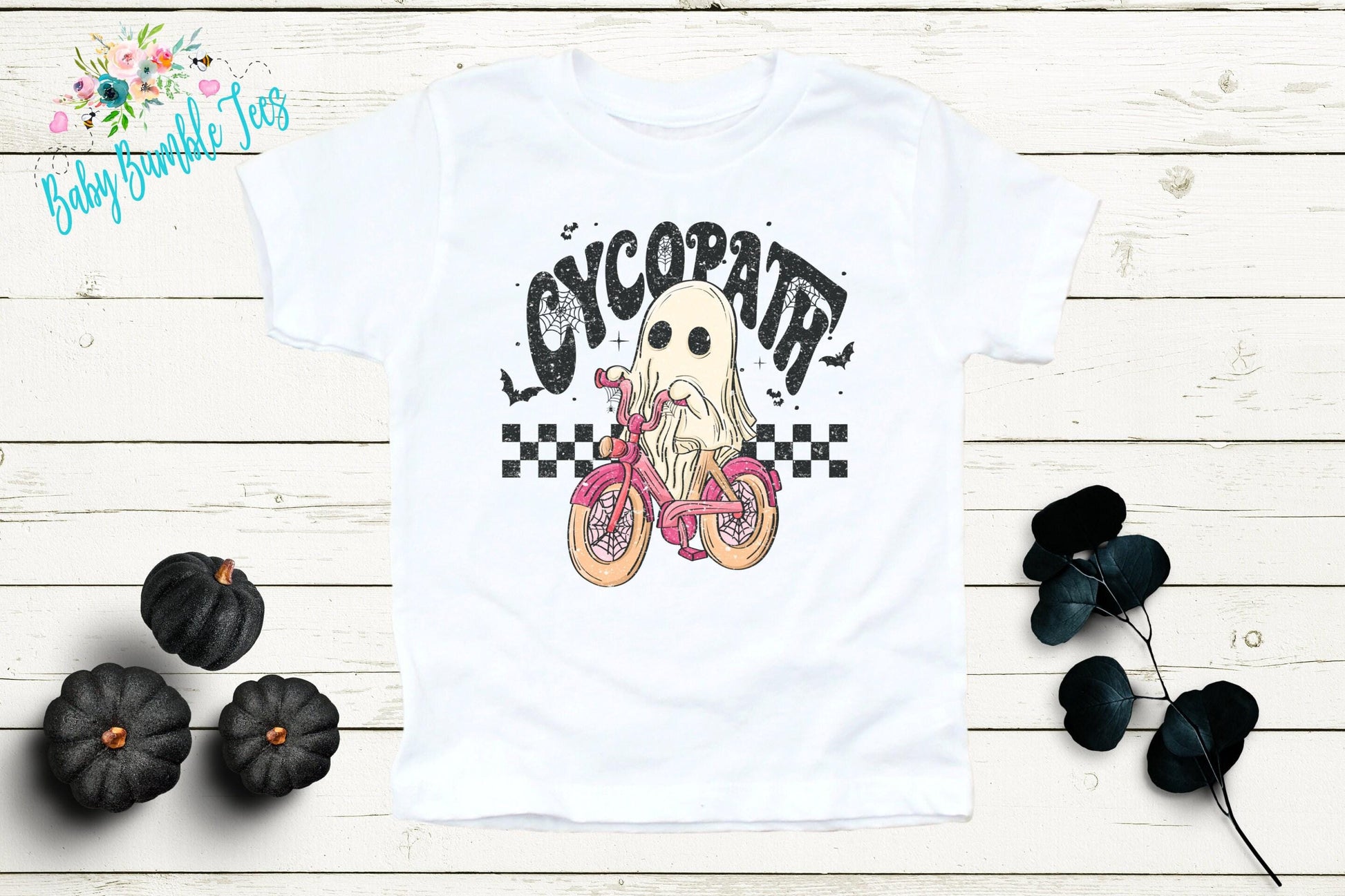 Cycopath Halloween Shirt // Girls Halloween Shirt // Toddler Halloween Shirt // Kids Halloween Shirt // Distressed Halloween Shirt // Funny