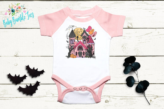 Halloween House Bodysuit // Girls Halloween // Ghost Kids Shirt // Kids Halloween Shirt // My First Halloween // Fall Shirt / Onesies® Brand