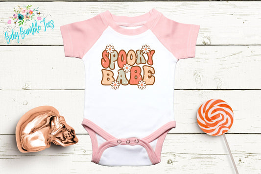 Spooky Babe Bodysuit // Pumpkin Patch Shirt // Retro Kids Shirt // Kids Halloween Shirt // Retro Halloween // Fall Shirt // Onesies® Brand