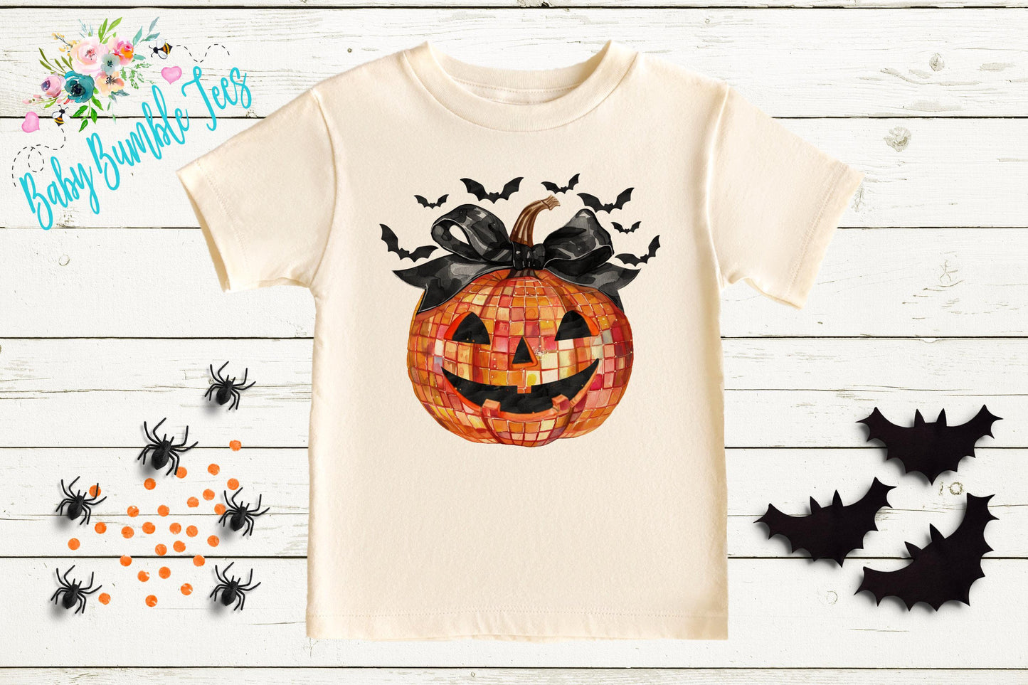 Girls Halloween Pumpkin Shirt // Kids Halloween Shirt // Toddler Halloween Shirt // Girls Fall Shirt // Girls Pumpkin Bow Shirt // Retro