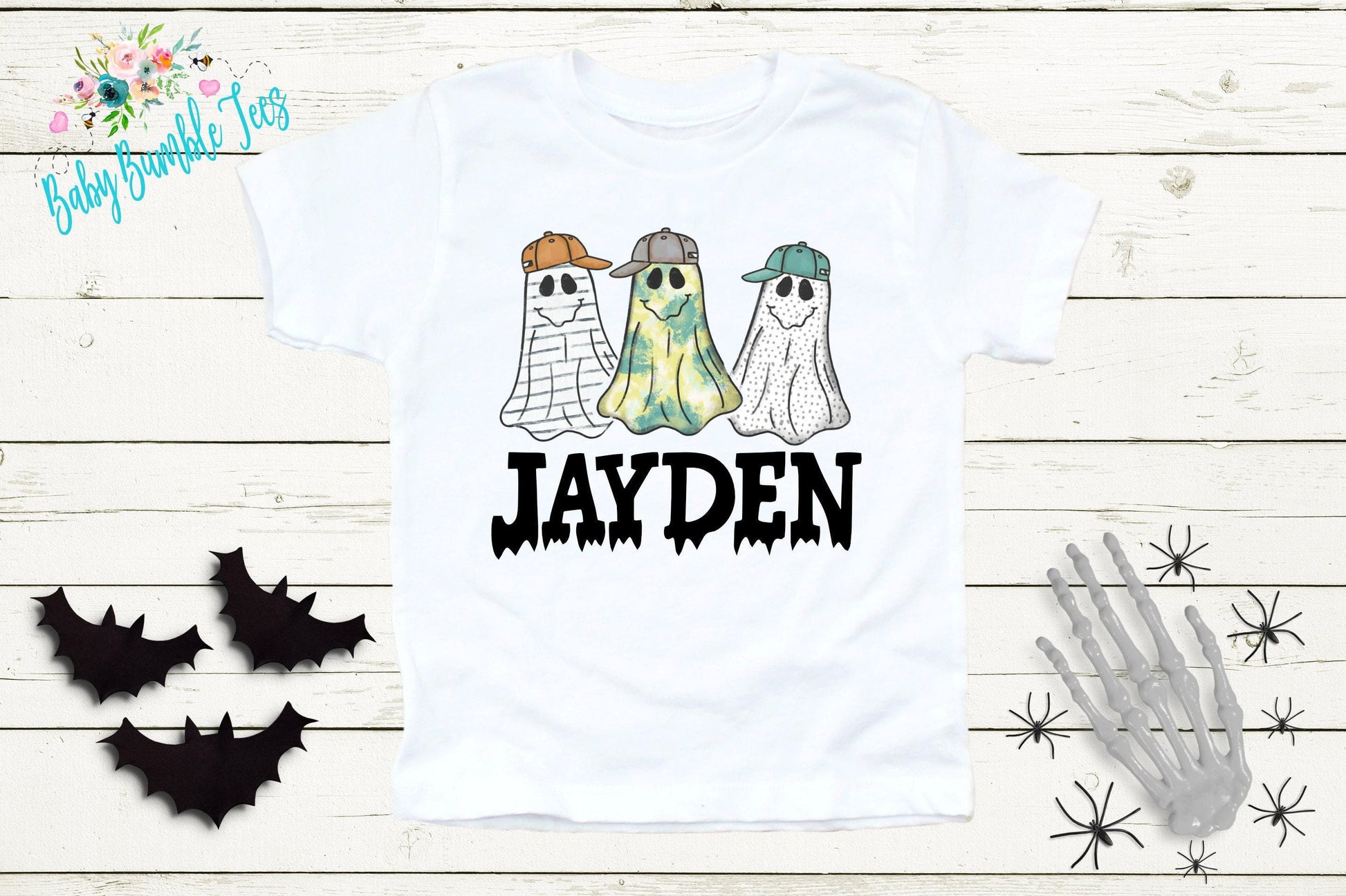 Boys Ghost Shirt // Personalized Name Shirt // Boys Halloween Shirt // Pumpkin Patch Shirt // Kids Halloween Shirt // Kids Fall Shirt