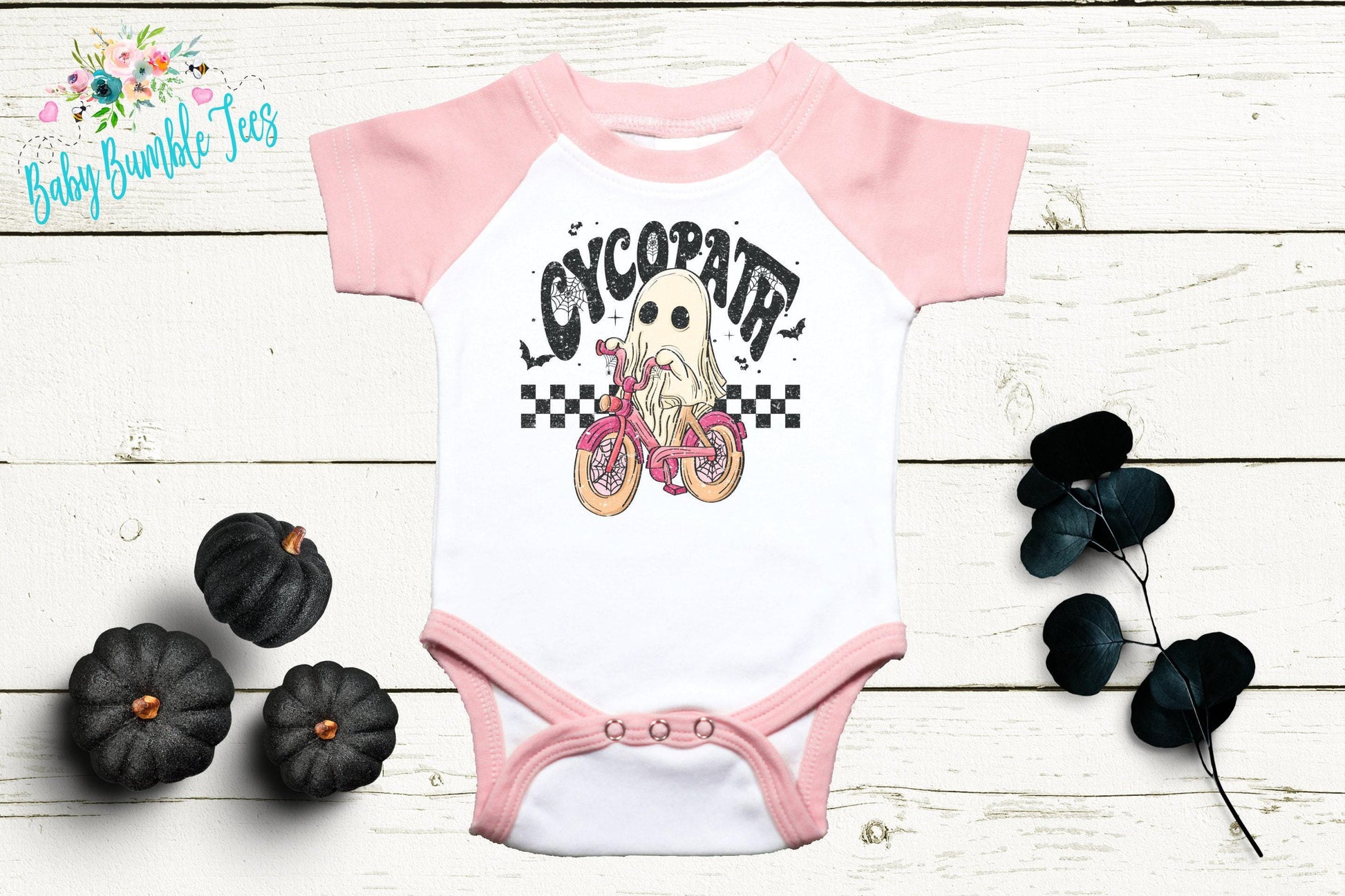 Cycopath Halloween Bodysuit // Girls Halloween // Ghost Kids Shirt // Kids Halloween Shirt // My First Halloween // Funny // Onesies® Brand