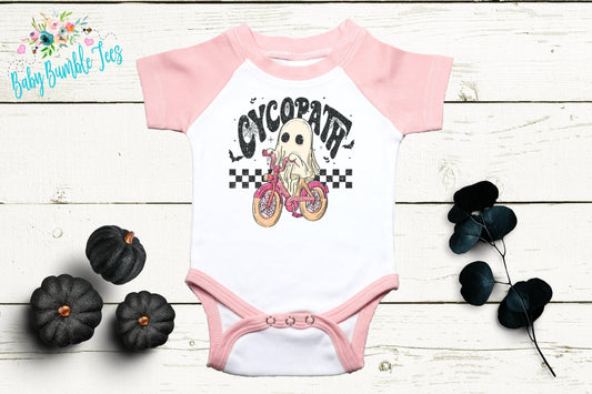 Cycopath Halloween Bodysuit // Girls Halloween // Ghost Kids Shirt // Kids Halloween Shirt // My First Halloween // Funny // Onesies® Brand