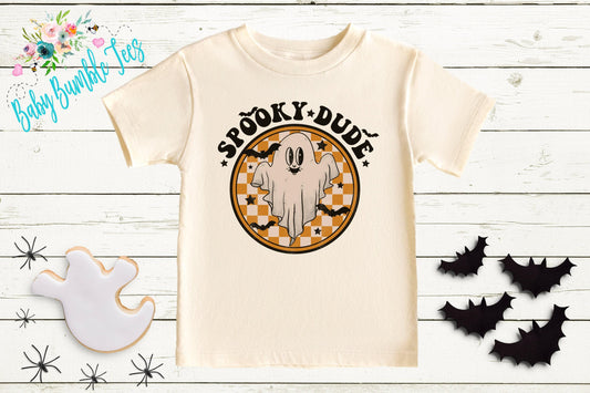 Spooky Dude Shirt // Boys Halloween Shirt // Toddler Halloween Shirt // Kids Halloween Shirt // Retro Ghost Halloween Shirt // Fall Shirt
